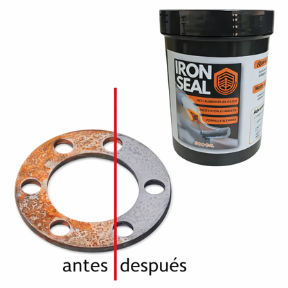 🔥 Iron Seal OxideX™ – Restaurador de Óxido Color Gris + Brocha GRATIS