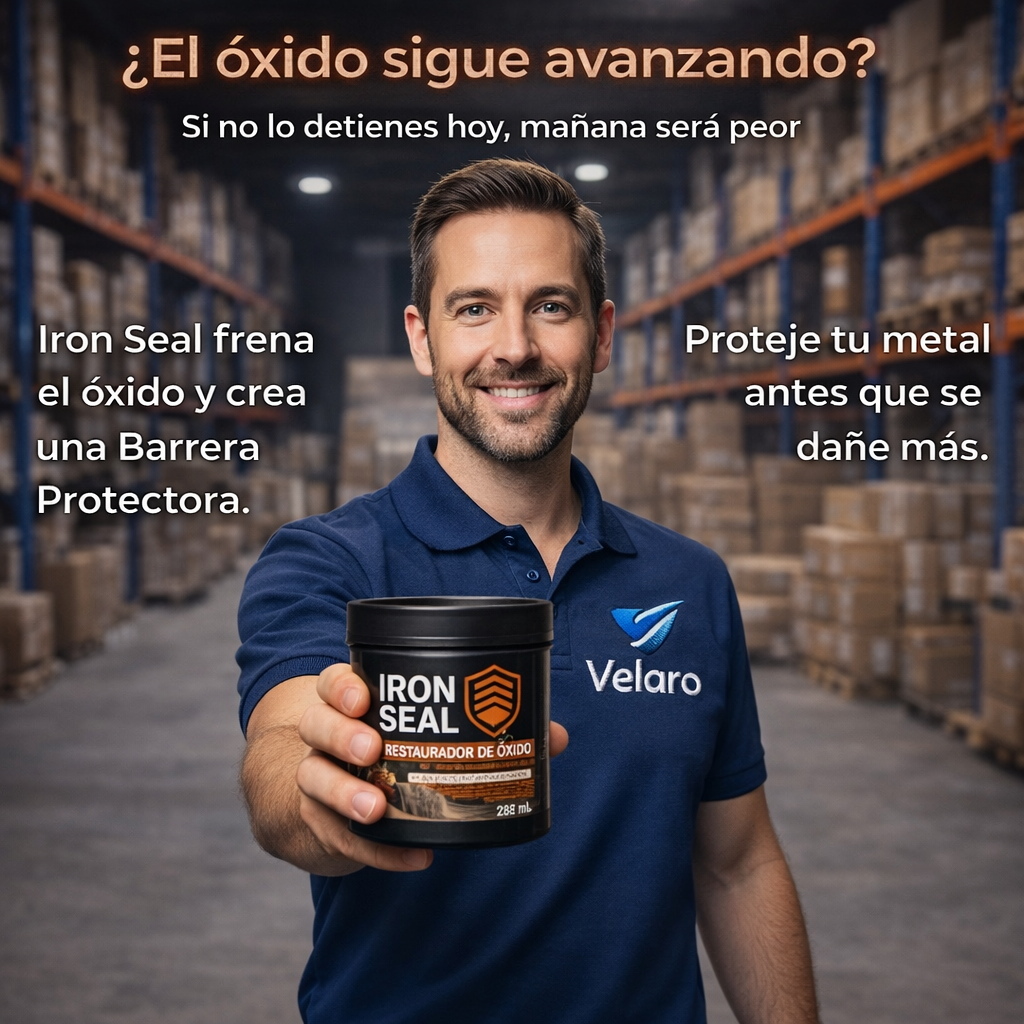 🔥 Iron Seal OxideX™ – Restaurador de Óxido Color Gris + Brocha GRATIS