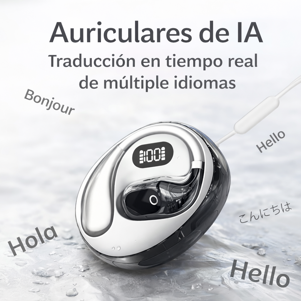 🎧 ProTranslate XG99™ – Auriculares Traductor IA Bluetooth con Traducción en Tiempo Real